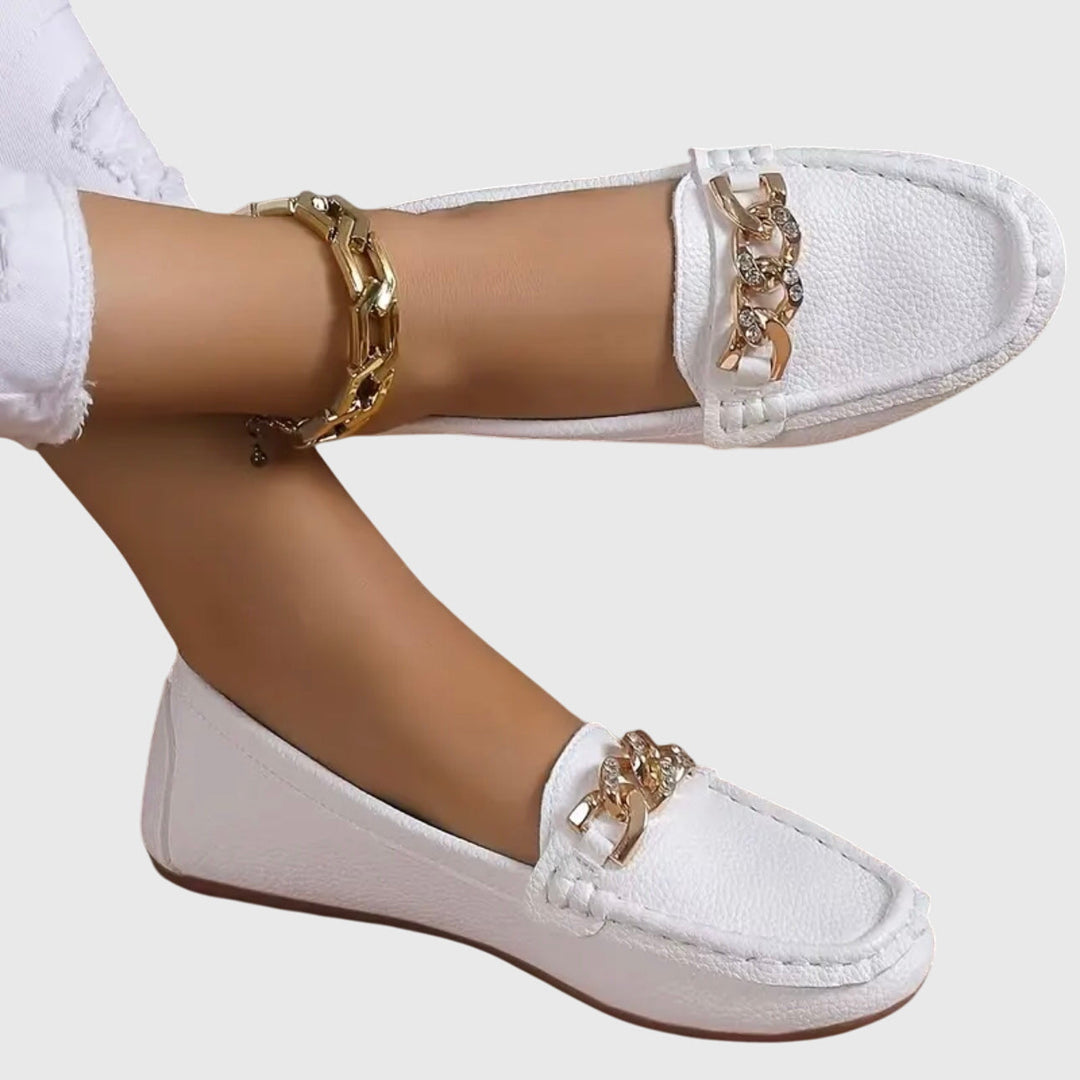Eden - Tasapohjaiset Timanttisolki Loafers