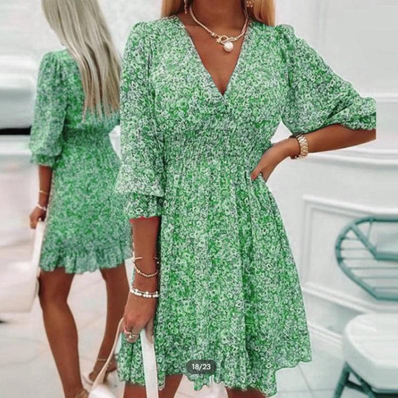 Keely | Elegantti Kukallinen Mekko