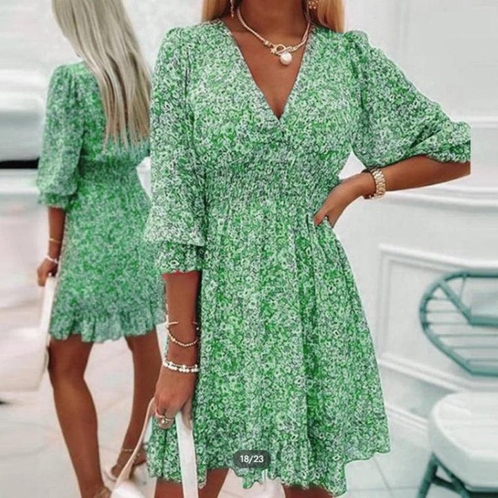 Keely | Elegantti Kukallinen Mekko