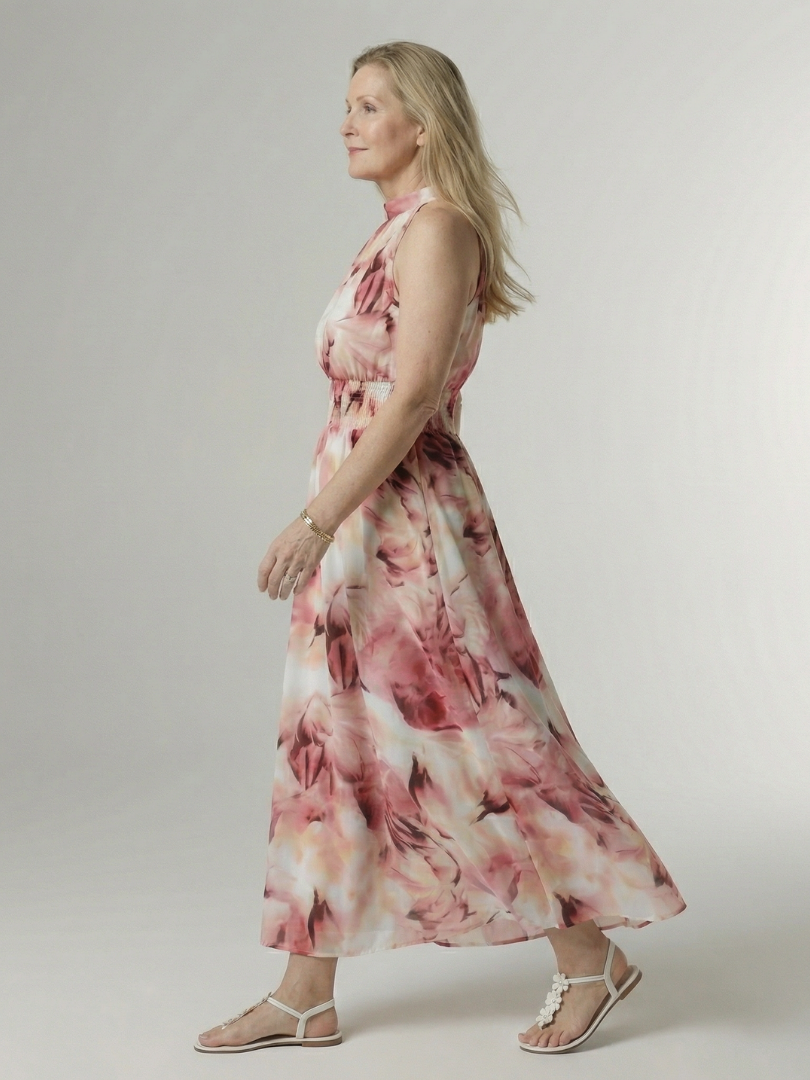 Sylin | Kerätty Halterneck Midi Mekko