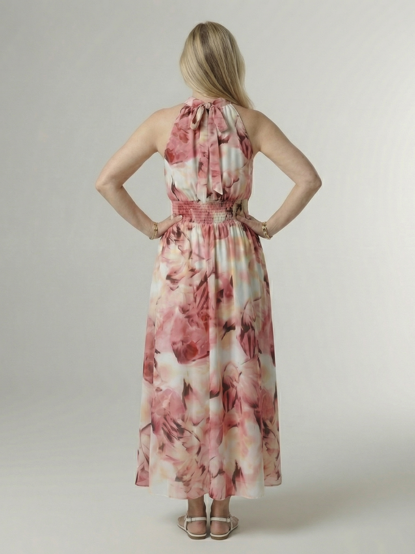 Sylin | Kerätty Halterneck Midi Mekko