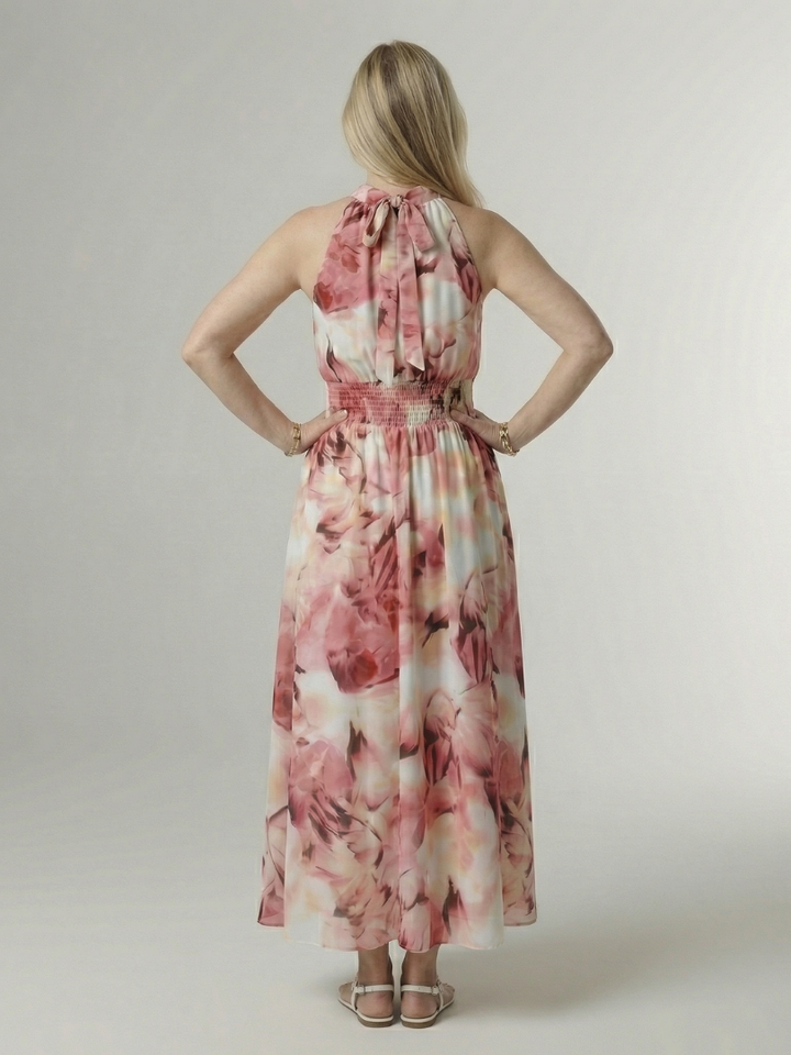 Sylin | Kerätty Halterneck Midi Mekko