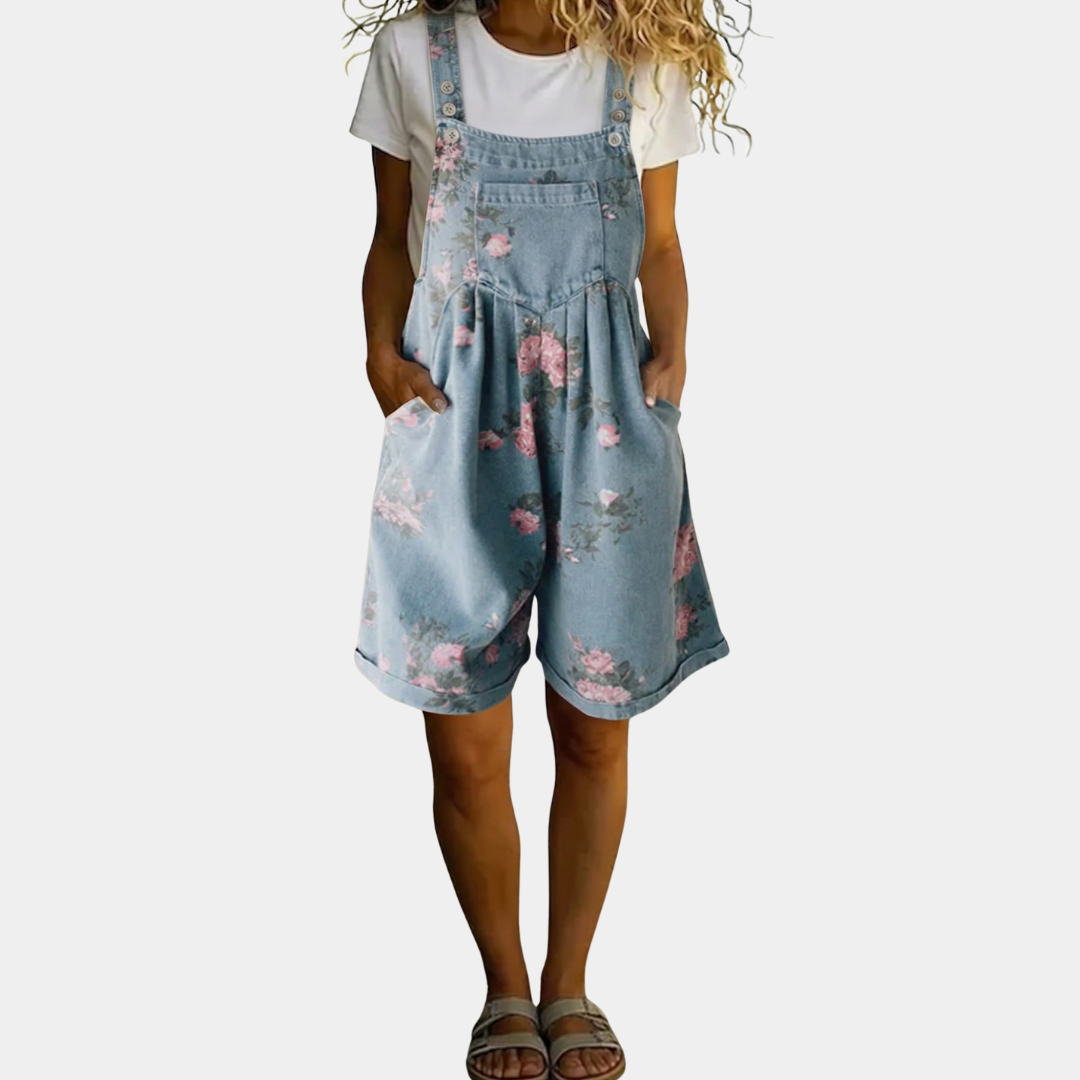 Judy | Vintage kukallinen farkkuhaalari