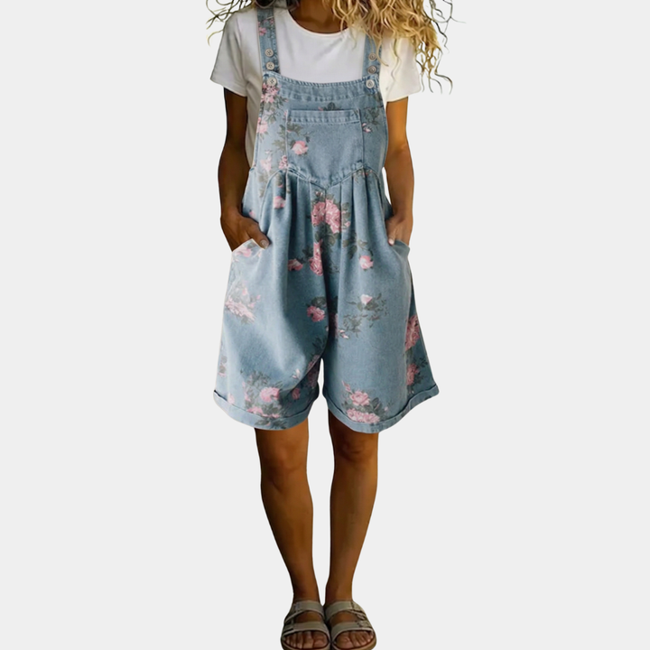 Judy | Vintage kukallinen farkkuhaalari