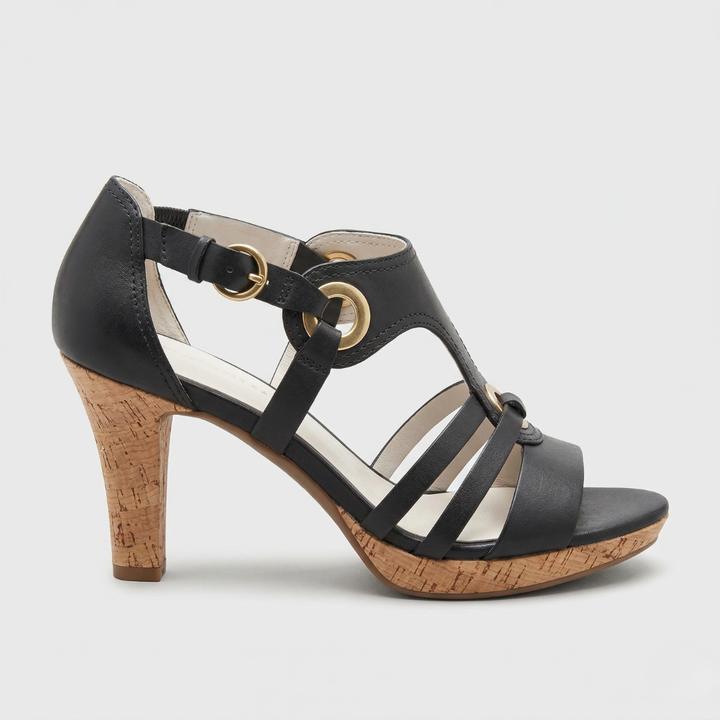Carla | Naisten Loivasti Korkea Nilkkaremmi Sandal