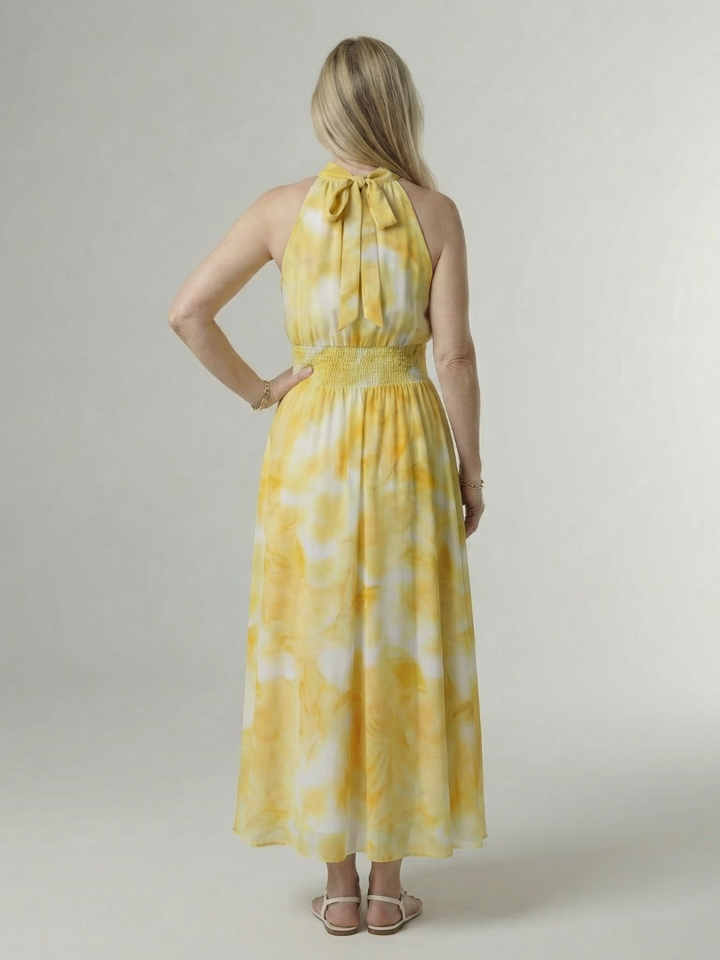Sylin | Kerätty Halterneck Midi Mekko