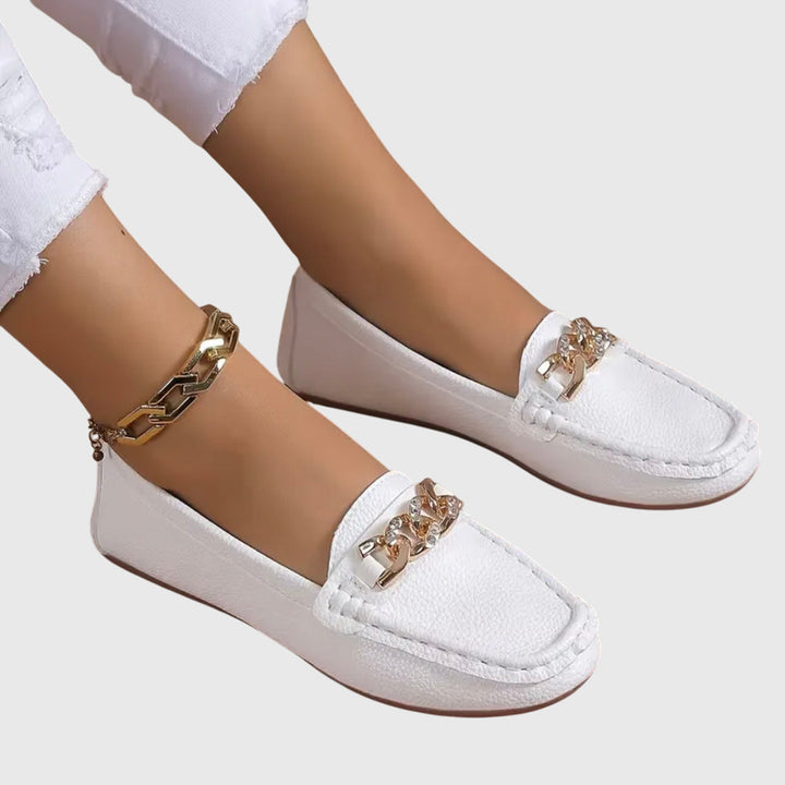 Eden - Tasapohjaiset Timanttisolki Loafers