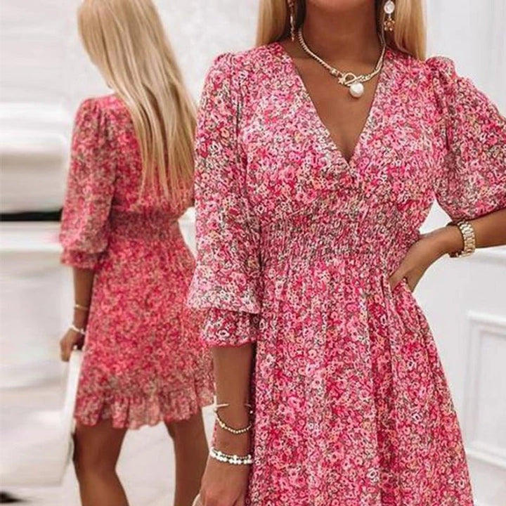 Keely | Elegantti Kukallinen Mekko