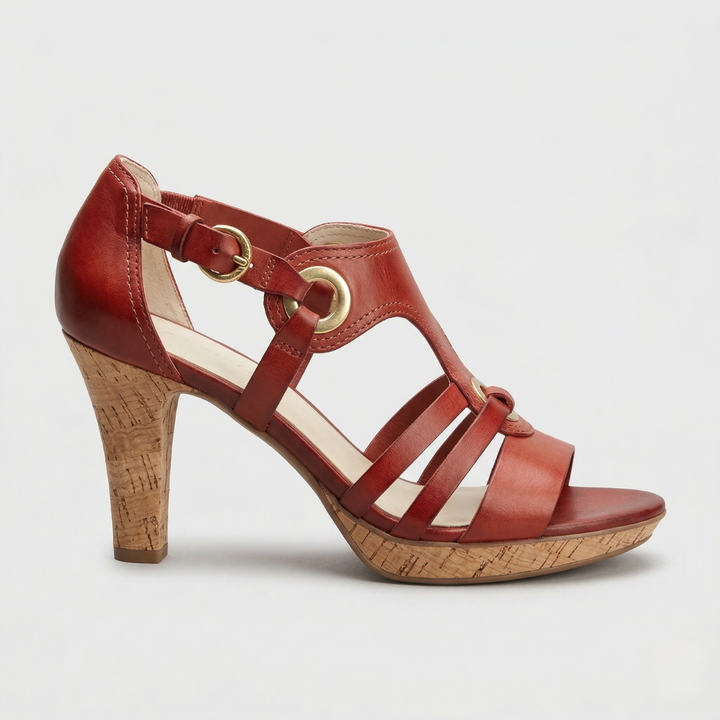 Carla | Naisten Loivasti Korkea Nilkkaremmi Sandal