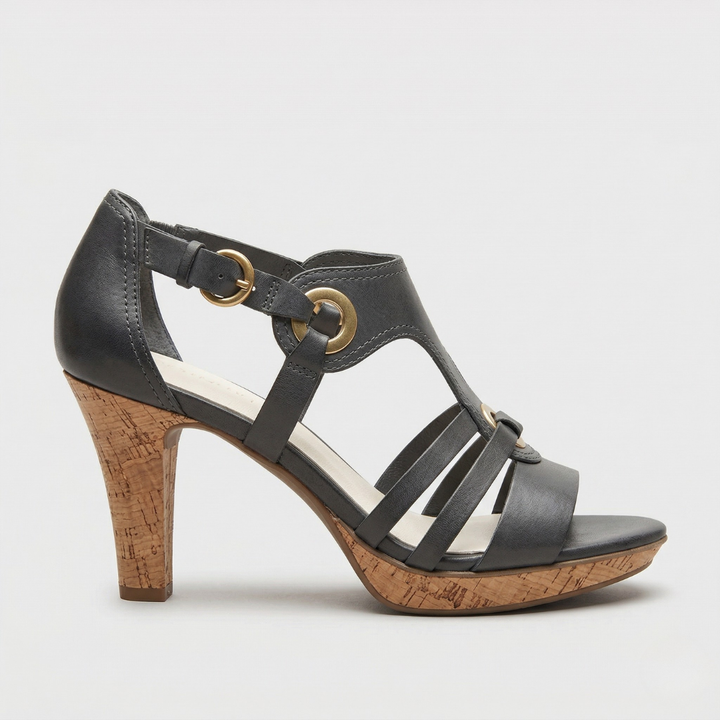 Carla | Naisten Loivasti Korkea Nilkkaremmi Sandal