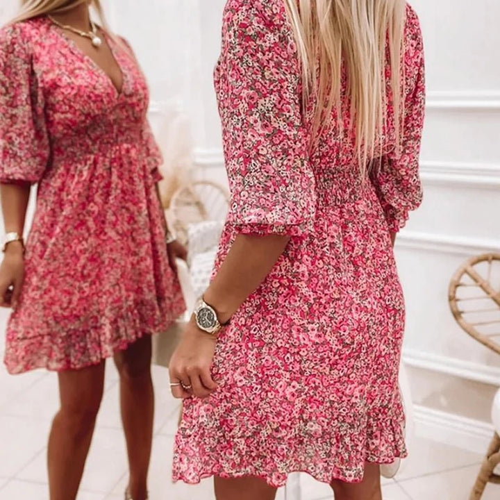 Keely | Elegantti Kukallinen Mekko