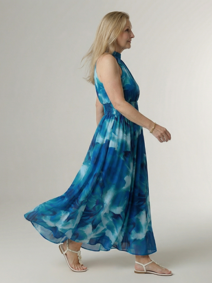Sylin | Kerätty Halterneck Midi Mekko