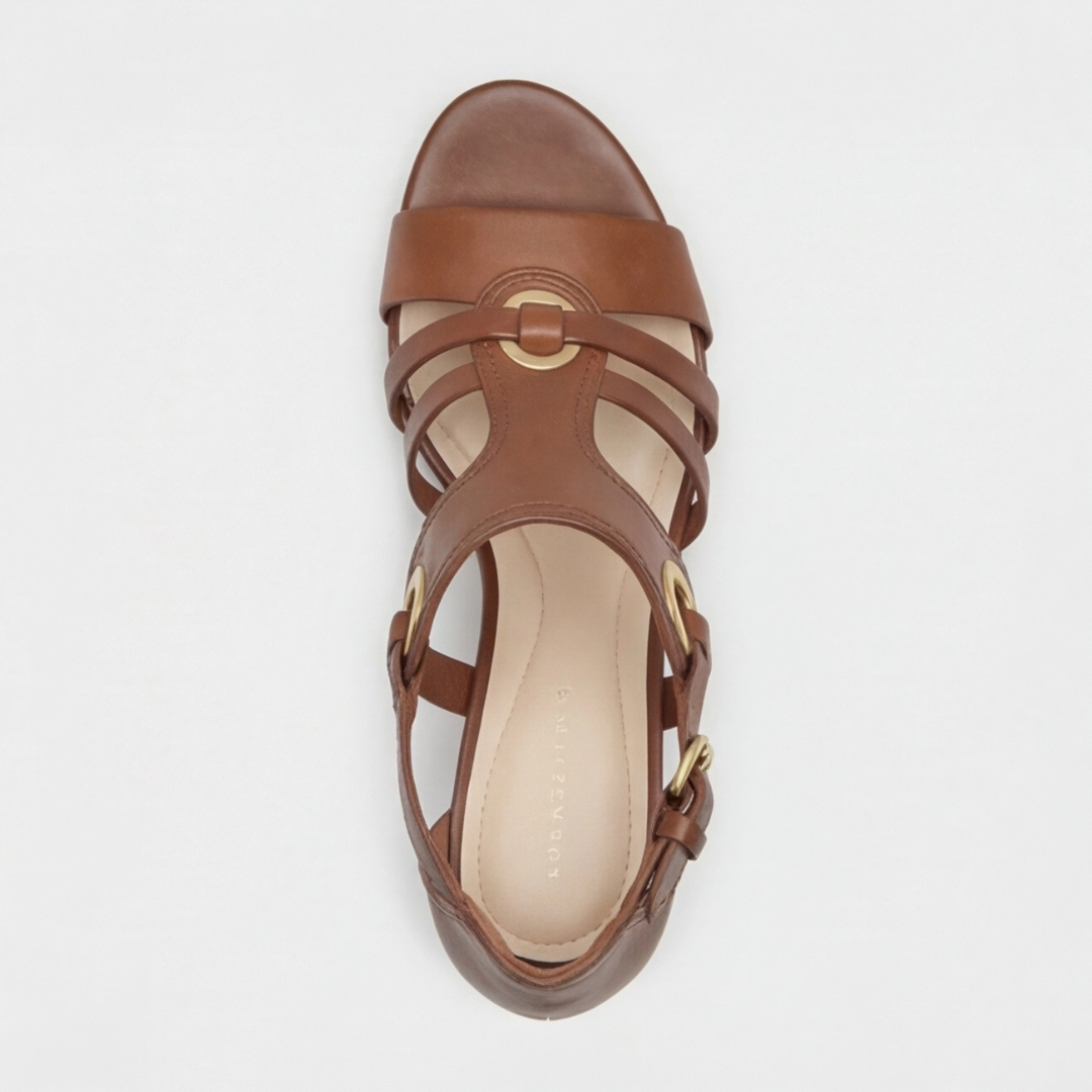 Carla | Naisten Loivasti Korkea Nilkkaremmi Sandal