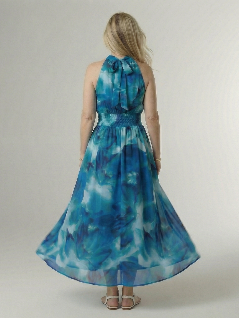 Sylin | Kerätty Halterneck Midi Mekko