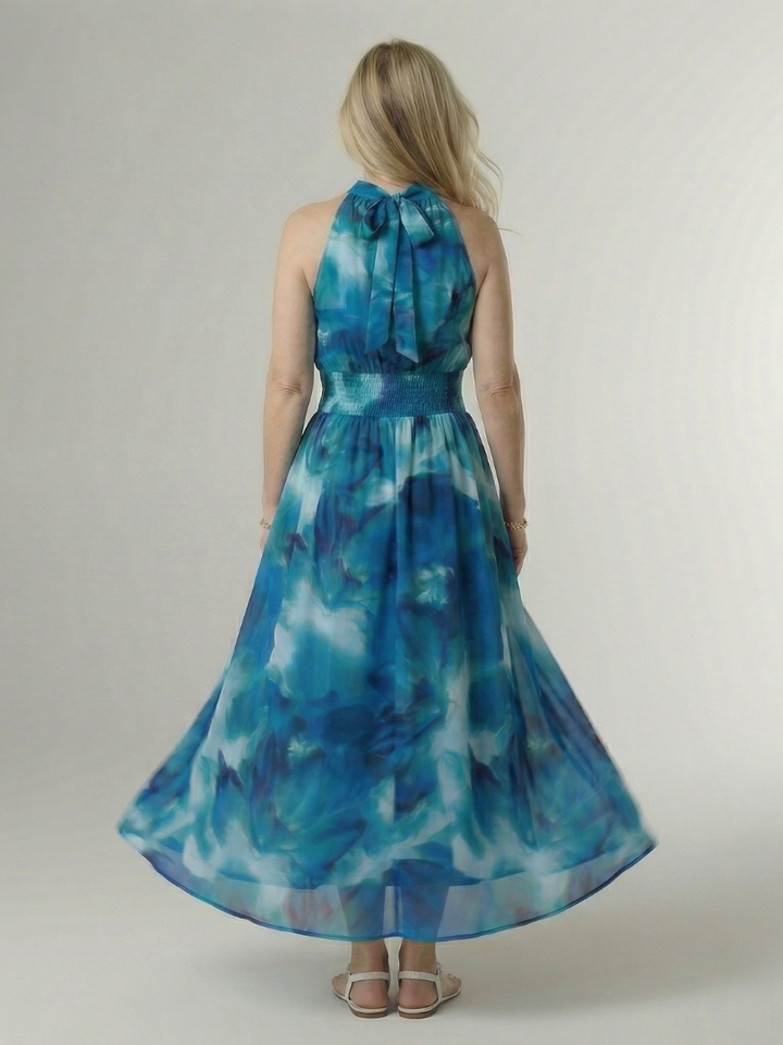 Sylin | Kerätty Halterneck Midi Mekko