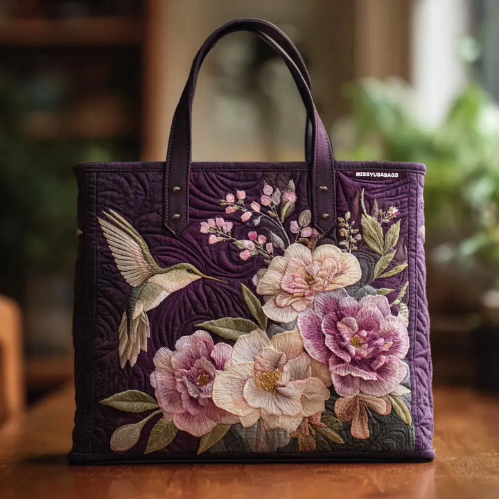 Vaatteellinen Artisan-laukku - Kolibrith ja Orkideat