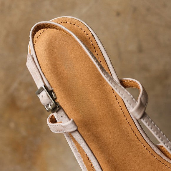 Serelle | Nahkainen Slingback-korkokenkä
