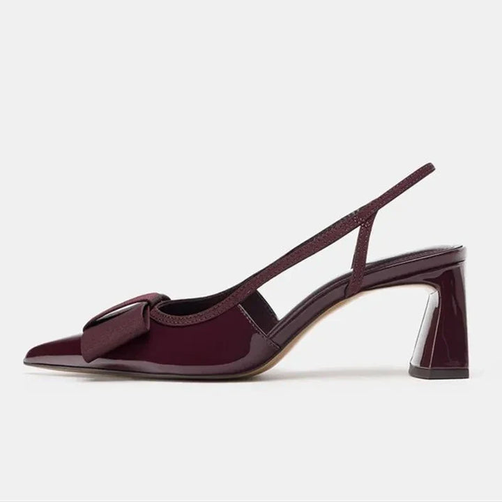 Scarlett | Elegantit Slingback-kengät Kaarevalla Soljella