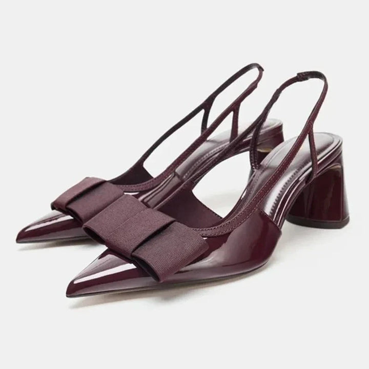 Scarlett | Elegantit Slingback-kengät Kaarevalla Soljella