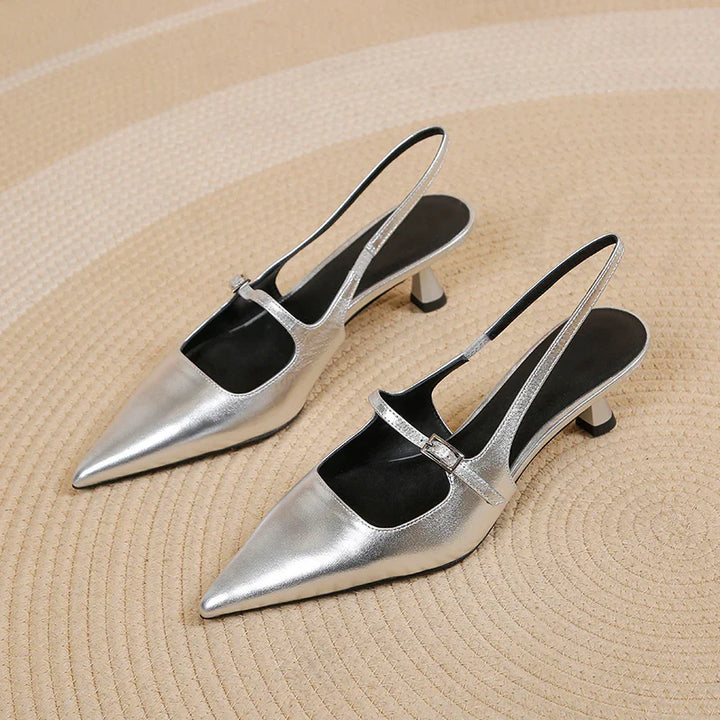 Stella | Slingback-kissa-korkokengät