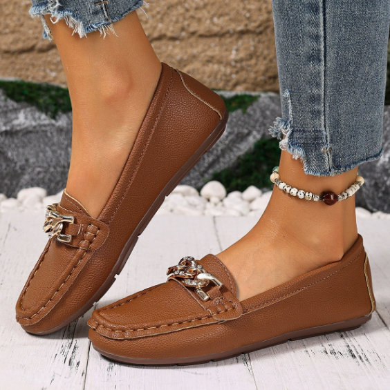 Eden - Tasapohjaiset Timanttisolki Loafers