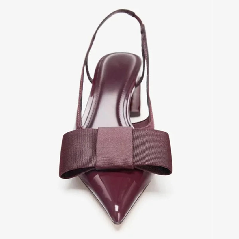 Scarlett | Elegantit Slingback-kengät Kaarevalla Soljella