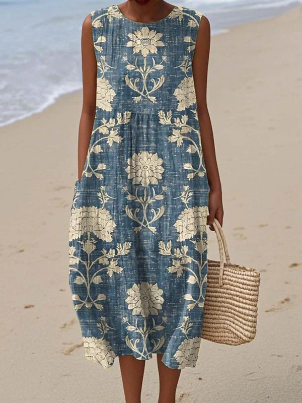 Belle | Boho Midi Mekko