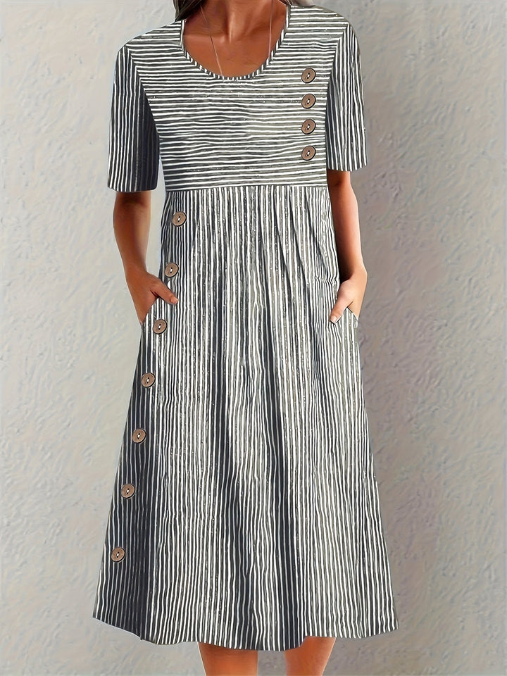 Belle | Raidallinen kesämekko