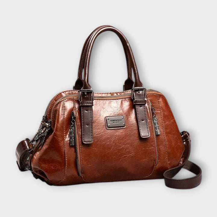 Olivia - Tyylikäs Vintage Olkalaukku