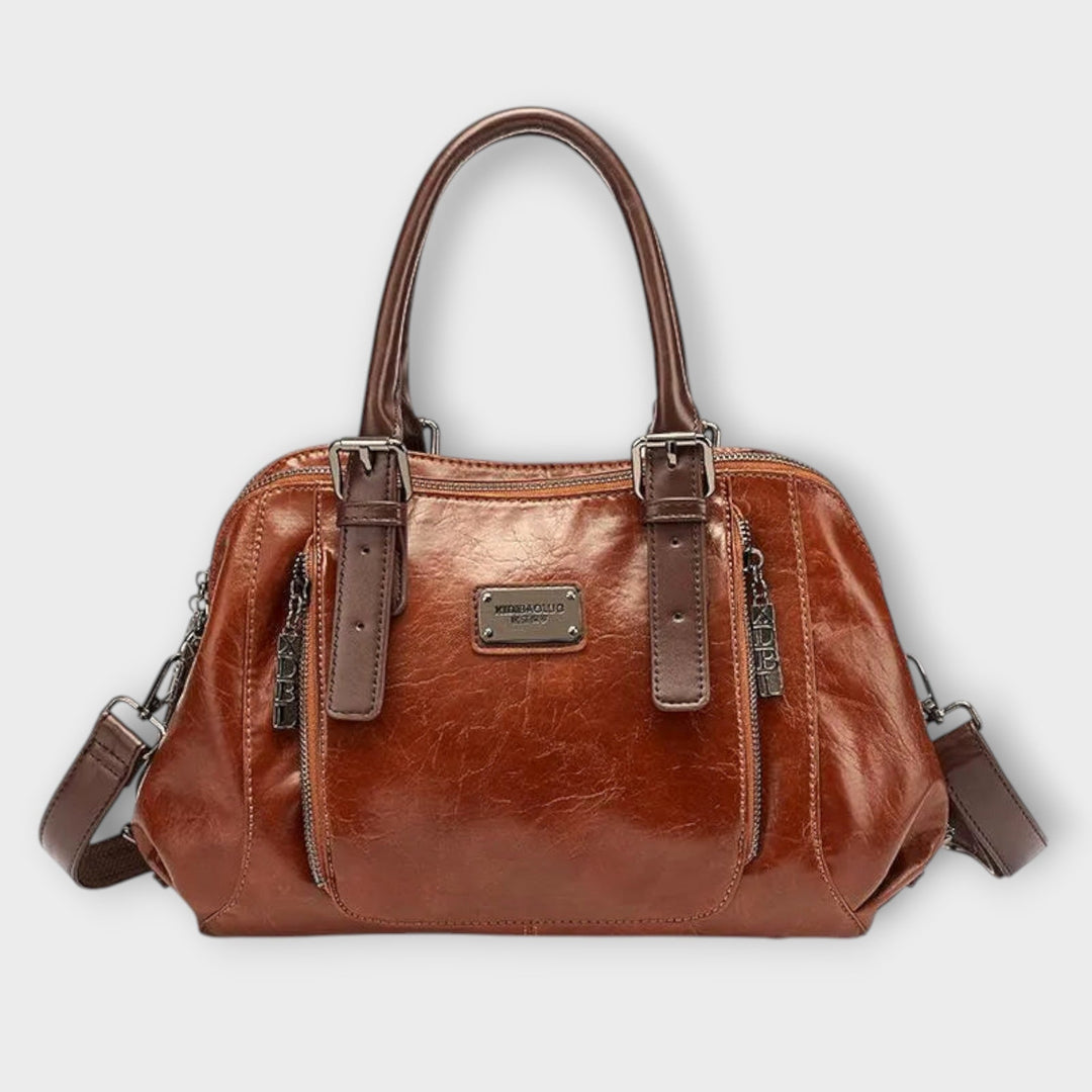 Olivia - Tyylikäs Vintage Olkalaukku