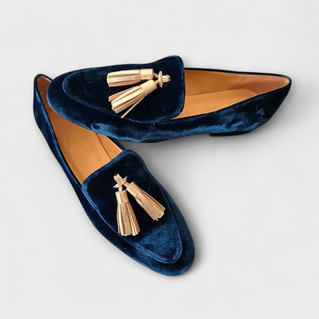 Quinnlyn – Vintage-inspiroituneet Loafersit Hapsuilla