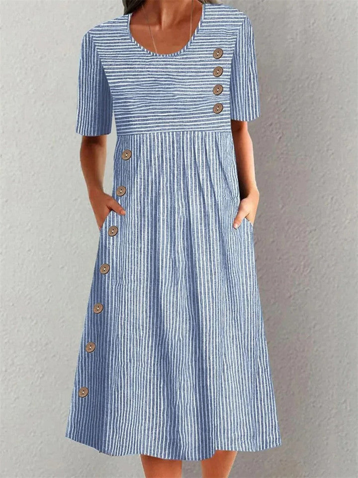 Belle | Raidallinen kesämekko