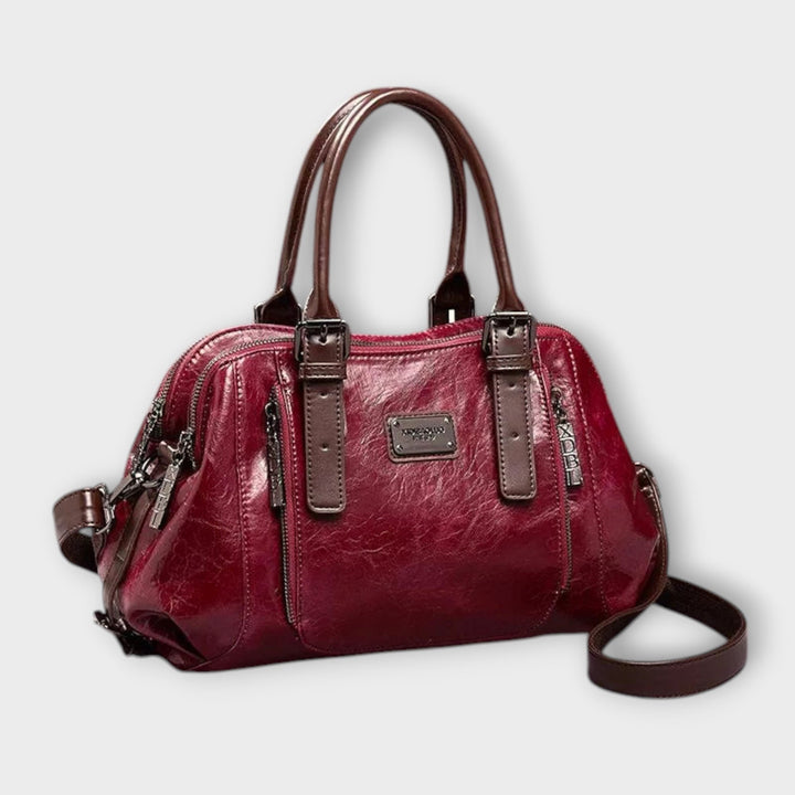 Olivia - Tyylikäs Vintage Olkalaukku