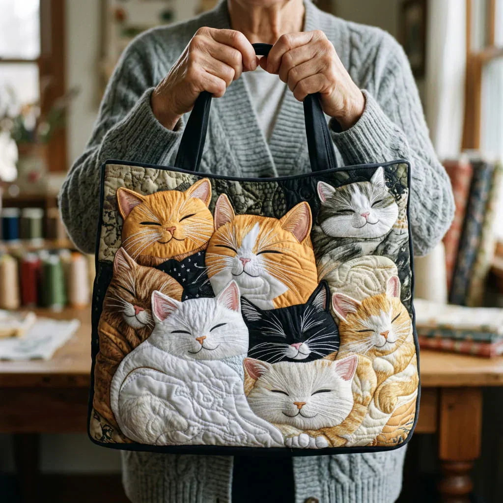 Artisan Quilted Bag - Nukkuvat Kissat