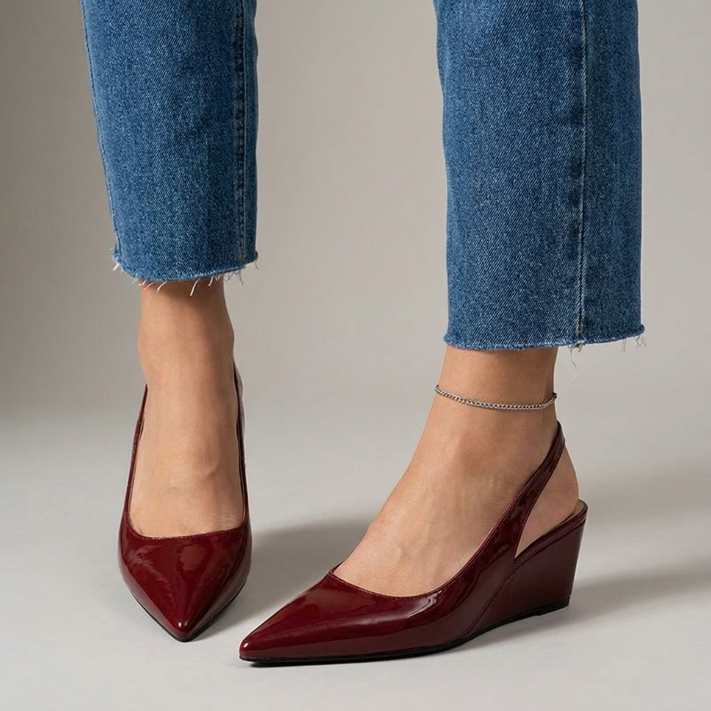 Elena | Tyylikkäät Slingback Korkokengät