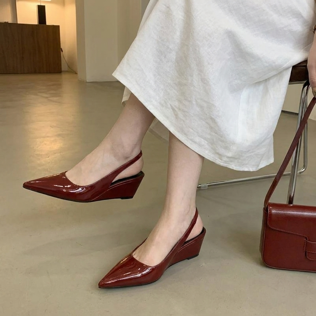 Elena | Tyylikkäät Slingback Korkokengät